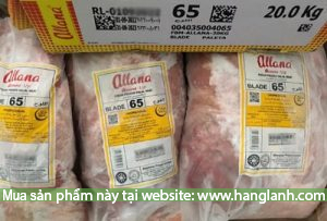 Nạc vai mã 65 Allana